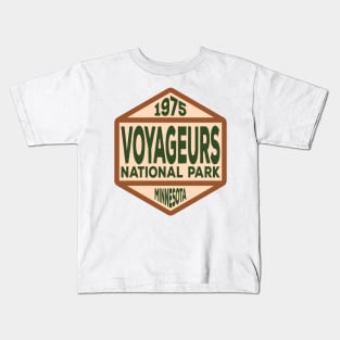 Voyageurs National Park badge Kids T-Shirt